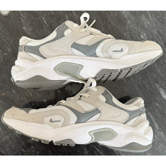 Nike AL8 Grey Sneaker Shoe Suede Leather Mesh Rubber Walking Athleisure Chunky-7 - Picture 7 of 8